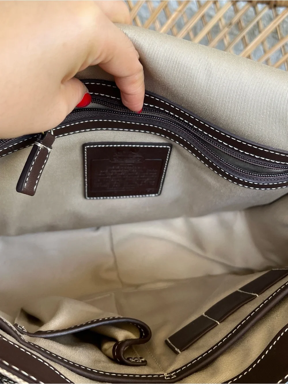 Coach 70077 Signature Shoulder Bag PVC Women's COACH